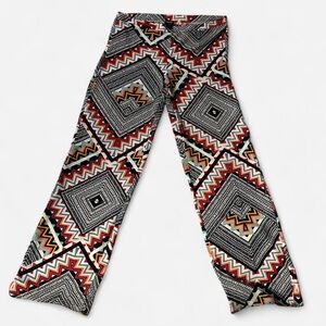 Stoosh Multicolor Geometric Flare Pants